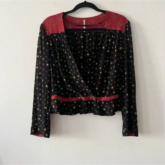 Free People Where We Roam Printed Blouse - Picture 2 of 7